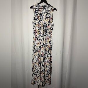 Floral Sleeveless Maxi Dress